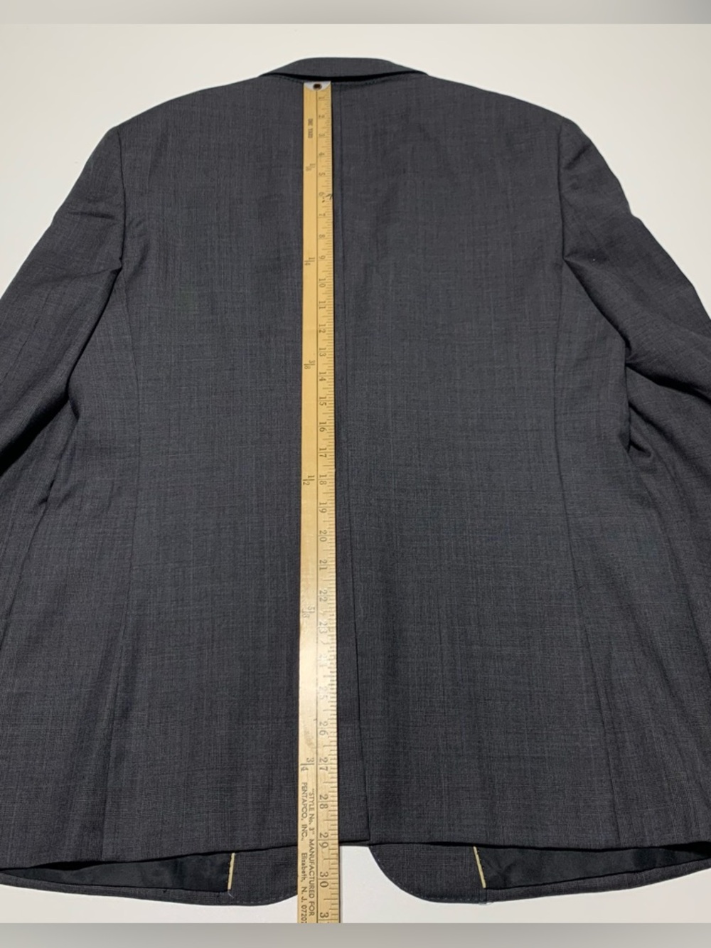 Rag & Bone Blazer Suit 100% Wool Gray Mens Size US 40 Pant Size 30x32 - Picture 12 of 14
